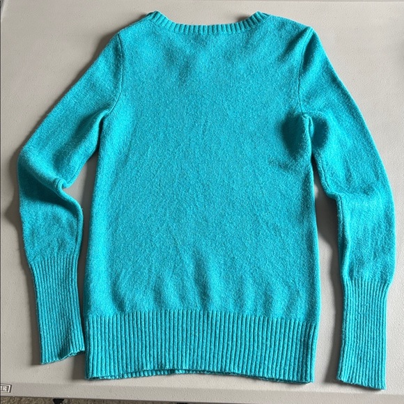 J. Crew Women's Turquoise Sweater - Picture 5 of 9